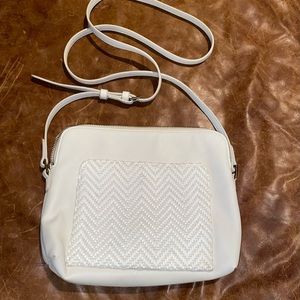 Off white Crossbody Bag Purse Handbag Faux Leather Universal Thread.